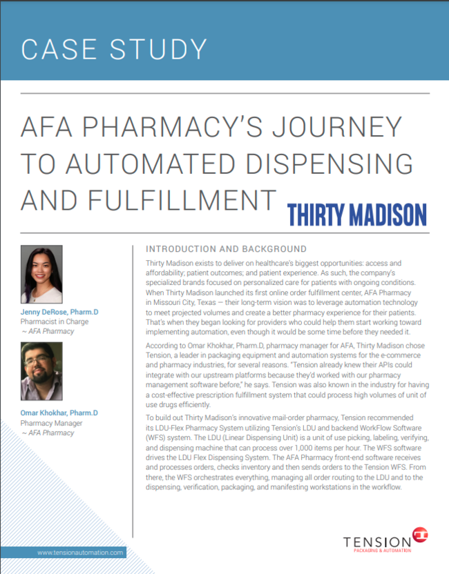 AFA Pharmacy's Journey to Automated Dispensing and Fulfillment