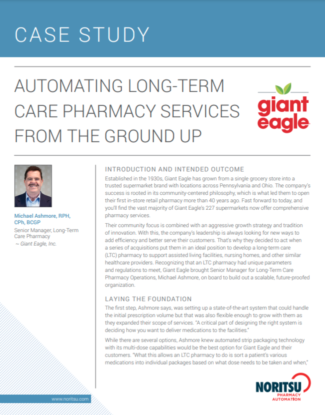 Automating Long-Term Care Pharmacy Services From The Ground Up