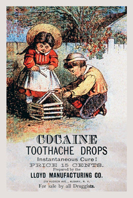 1889 - Cocaine Toothache Drops