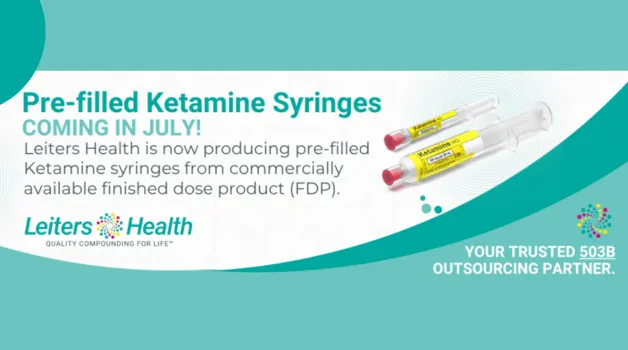 Pre-filled Ketamine Syringes Coming Soon!
