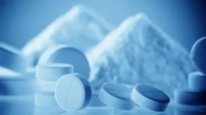 pills, powder, blue