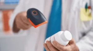 scanner, pill bottle, scanning