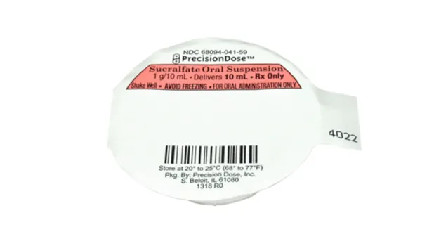 New Look, New NDCs: Sucralfate Oral Suspension
