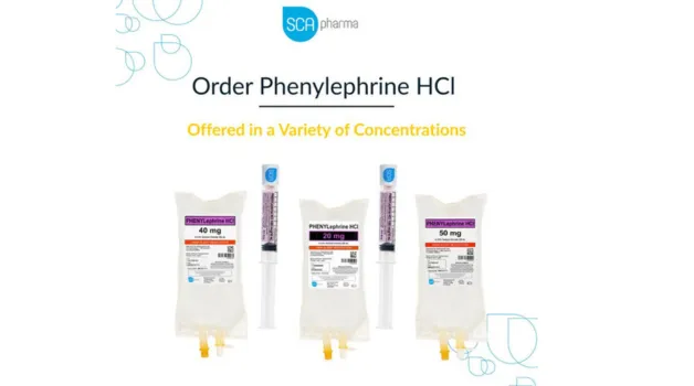 Phenylephrine HCl is Available for Ordering from SCA Pharma Today!