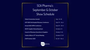 SCA Pharma's September & October Show Schedule