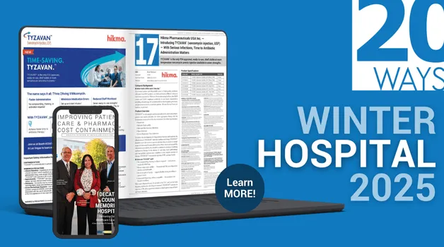 Hikma Pharmaceuticals USA Inc. | Introducing TYZAVAN™ (vancomycin injection, USP) — With Serious Infections, Time to Antibiotic Administration Matters