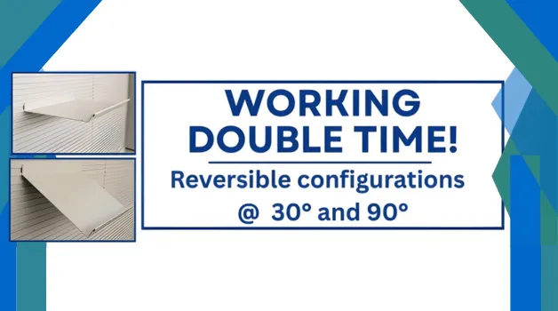 Maximize Flexibility with Reversible Shelves