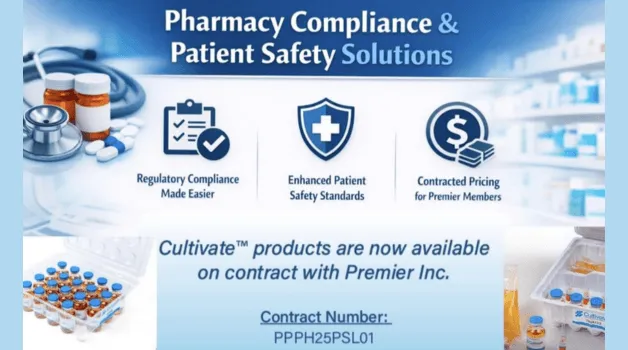 Pharmacy and Sterile Compounding Leaders! We’re Excited to Let You Know That Our Products Are Now Available With Premier GPO!
