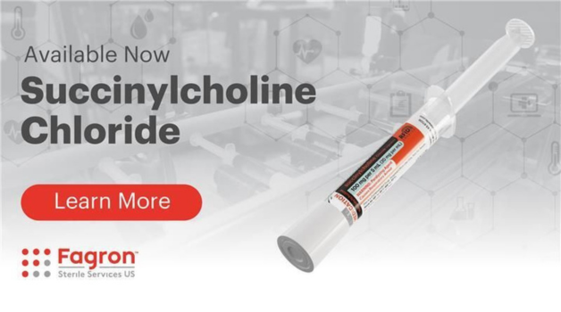 NOW AVAILABLE — Succinylcholine Critical Care Solutions!