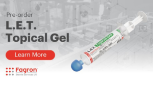 Now Available for Pre-Order: Topical L.E.T. Gel Syringe