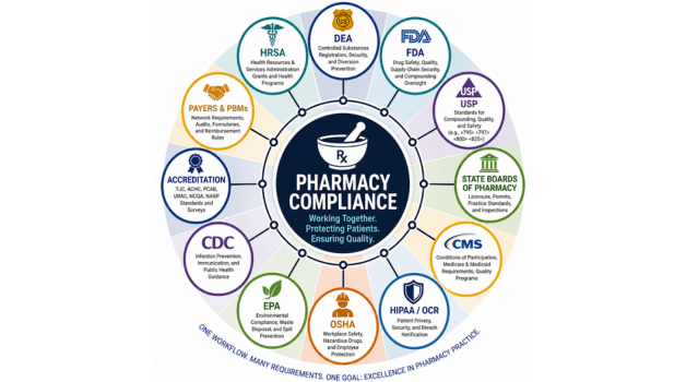 Pharmacy Compliance: More Than Just One Rulebook