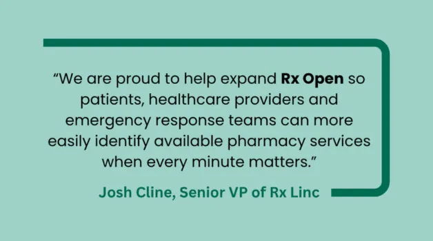 “We Are Proud to Help Expand Rx Open…”