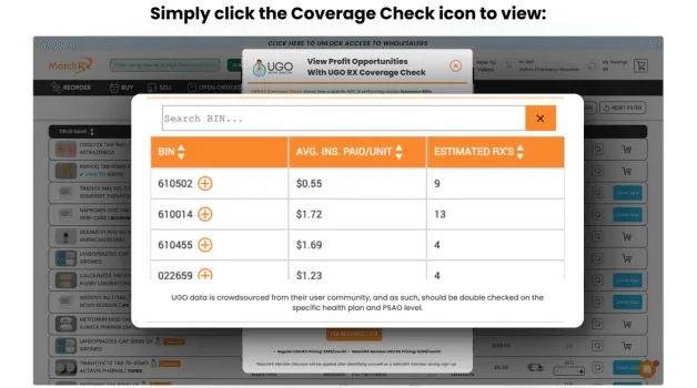 Before You Buy: See Coverage & Reimbursement by NDC on MatchRX